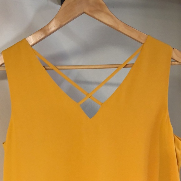 Marigold Yellow Sleeveless Blouse! - Picture 3 of 3